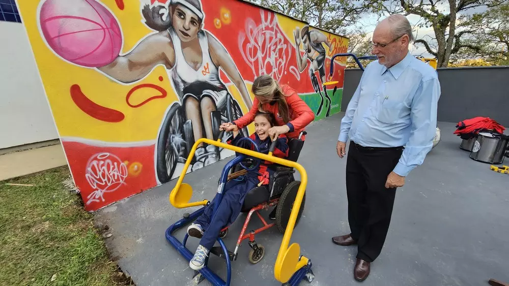 Rio Negro inaugura a Academia de Ginástica para Cadeirantes “Professor Martino Stüpp”